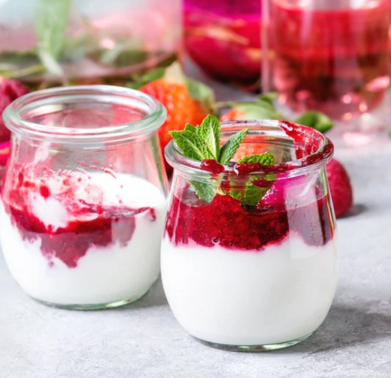 Yaourt à la fraise Gérentes Yaourt à la fraise Gérentes