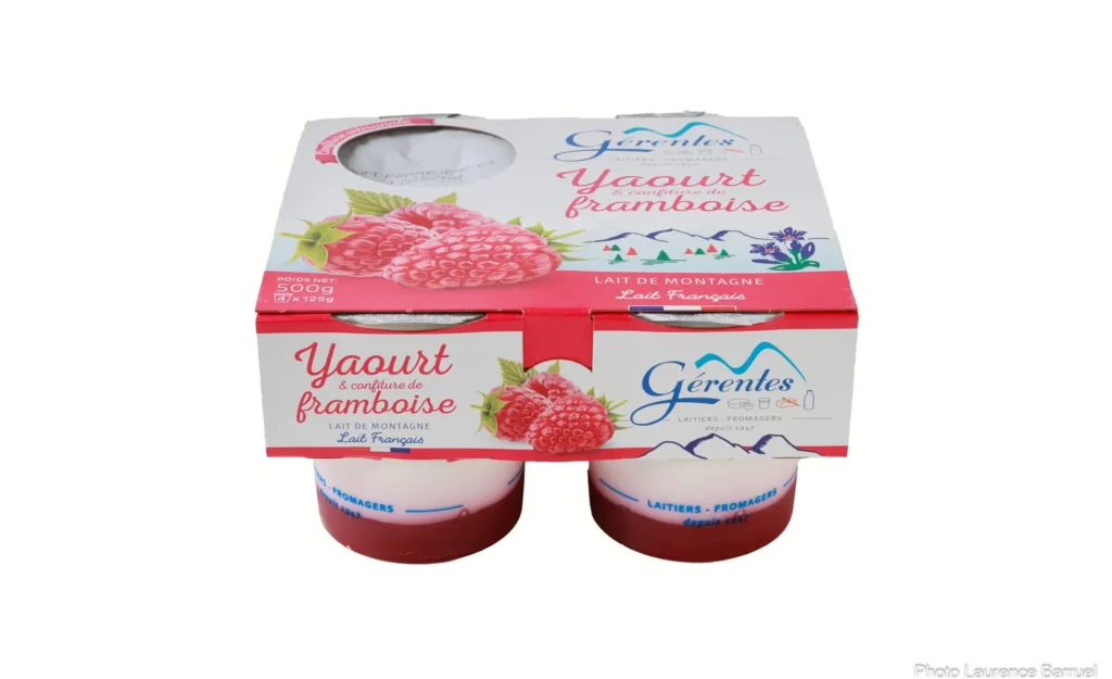 Yaourt Framboise Laiterie Gérentes